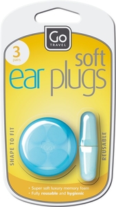 Go Travel Ear Plugs 3 Paar