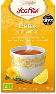 ‌Yogi Tea Biologische Kruidenthee Detox Lemon 17 Theezakjes