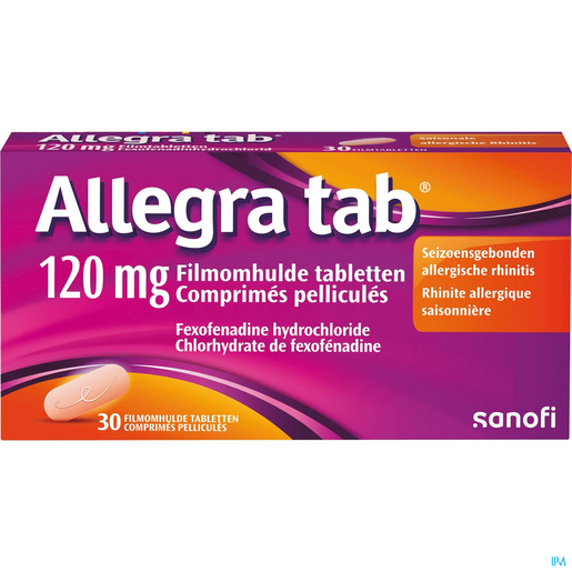 Allegratab 120mg 20 tabletten | Allergieën