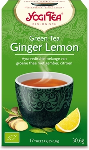 Yogi Tea Kruidenthee Green Tea Ginger Lemon Bio 17 Theezakjes