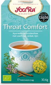 Yogi Tea Kruidenthee Throat Confort Bio 17 Theezakjes