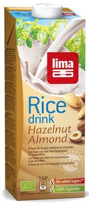 Lima Rice Drink Hazelnoot-Amandel Bio 1l