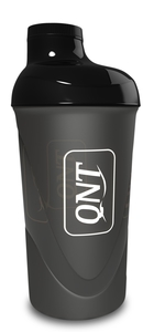 Qnt Plastic Shaker Zwart 600ml