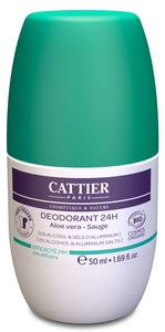 Cattier Deodorant Aloë Vera &amp; Salie Bio 50 ml