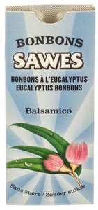 Sawes 10 Snoepjes Eucalyptus Zonder Suiker