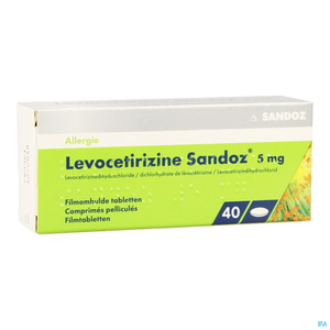 Levocetirizine Sandoz 5mg 40 Tabletten
