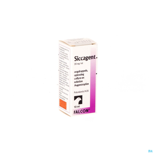 Siccagent 20mg/ml Kunstmatige Tranen 10ml