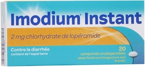 Imodium Instant 2mg 20 orodispergeerbare tabletten