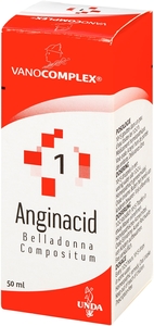 Vanocomplex N 1 Anginacid Druppels 50ml Unda