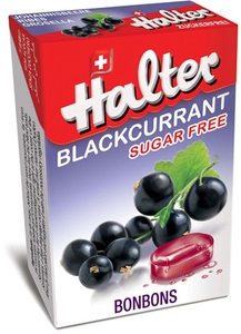 Halter Bonbon Zwarte Bes Zonder Suiker 40g