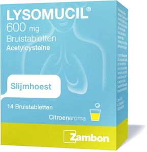 Lysomucil 600mg 14 Bruistabletten
