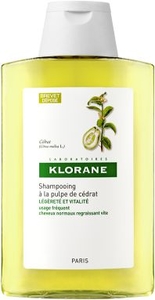 Klorane Shampoo Cederappelvruchtvlees Lichtheid en Vitaliteit 400ml