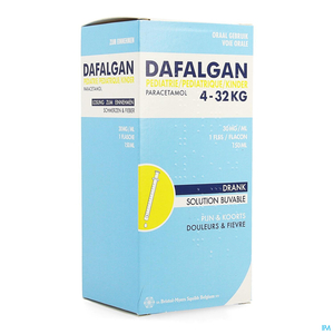 Dafalgan Pediatrie 30mg/ml Drank 150ml