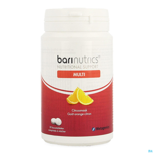 Metagenics Barinutrics Multi Citrus 30 Kauwtabletten (nieuwe formule)