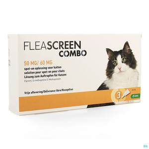 Fleascreen Combo 50 mg/60 mg Spot On Kat Pipet 3