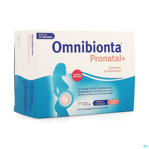 Omnibionta Pronatal + 12 weken tabl 84 + Caps 84