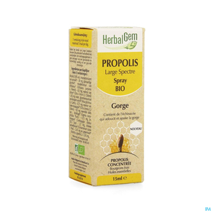 Herbalgem Propolis Large Spectrum Bio Spray 15 ml