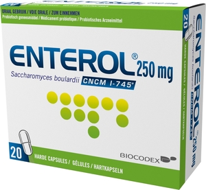 Enterol 250mg 20 gelules (pot)