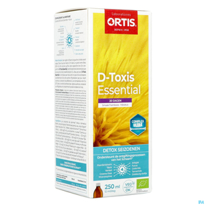 Ortis D-Toxis Essential Framboos Hibiscus Bio 250 ml
