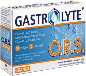 Gastrolyte ORS Oranje 10 Poeder Zakjes