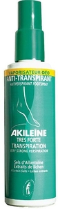 Akileine Verte Verstuiver Deo Antitranspiratie Voeten 100ml