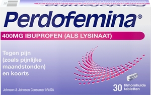 Perdofemina 400mg Verlicht Menstruatiepijn 30 Tabletten
