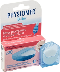 Physiomer Baby 20 Filters Voor Babyneusreiniger