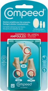Compeed 5 blarenpleisters MixPack