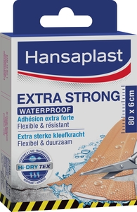 Hansaplast Extra Strong Pleister Waterproof 80x6cm