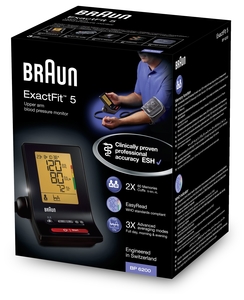 Braun Arm Bloeddrukmeter ExactFit 5 (ref BP 6200)