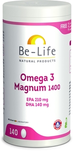 Be-Life Omega 3 Magnum 1400 140 Capsules