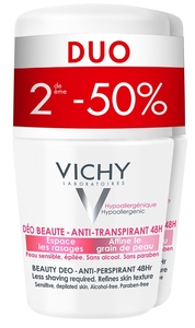 Vichy Deodorant Anti-transpirant Roller 2x50ml (2de product aan - 50%)