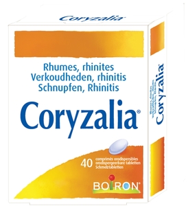 Coryzalia 40 orodispergeerbare tabletten Boiron