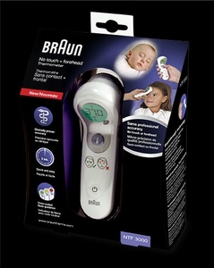 Braun Geen contact- en voorhoofdthermometer (ref NTF 3000)