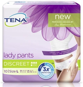 Tena Lady Pants Discreet Large 10 Slips