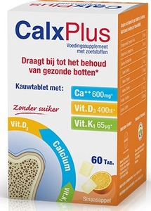 CalxPlus Sinaasappel 60 Tabletten