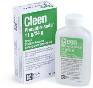 Cleen Phospho-soda 11g/24g Drinkbare Oplissing 45ml