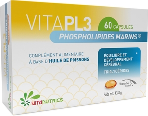 VitaPL3 Mariene Fosfolipiden 60 Capsules