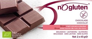 Nogluten Chocoladereep Bruin Bio 2x45g 3995