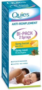 Quies Anti-Snurken Bi-Pack 2 Sprays