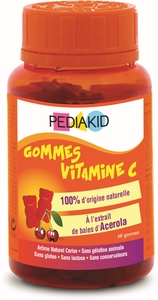 Pediakid Gummies Vitaminen C 60 Kauwgommen