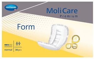 MoliCare Premium Form Normal Plus Eén Maat 30 Inlegverbanden