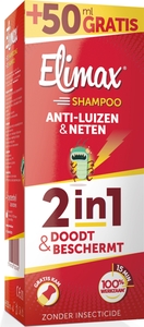 Elimax Antiluizenshampoo 250ml (met 50ml gratis)