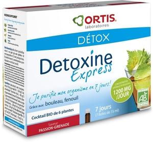 Ortis Detoxine Express Passie-Granaatappel Bio 7x15ml