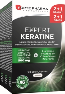 Expert Keratine 3 x 40 Capsules (2 + 1 gratis)