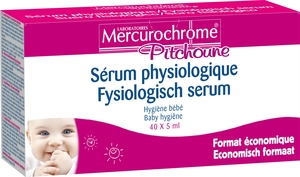 Mercurochrome Fysiologisch Serum Pitchoune 40x5ml
