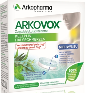 Arkovox Keelpijn 20 Zuigtabletten