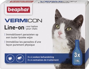 Beaphar Vermicon Line-on Kat 3 x 1 ml