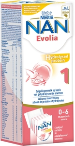 NESTLÉ NAN Evolia HA 1 Zuigelingenmelk Baby 0-6 Maanden 4x26g