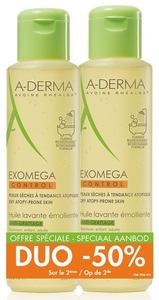 A-Derma Exomega Control Wasolie 2 x 500 ml (2de aan -50%)